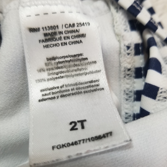 Flapdoodles One Piece Swim Suit 2T - Picture 8 of 8